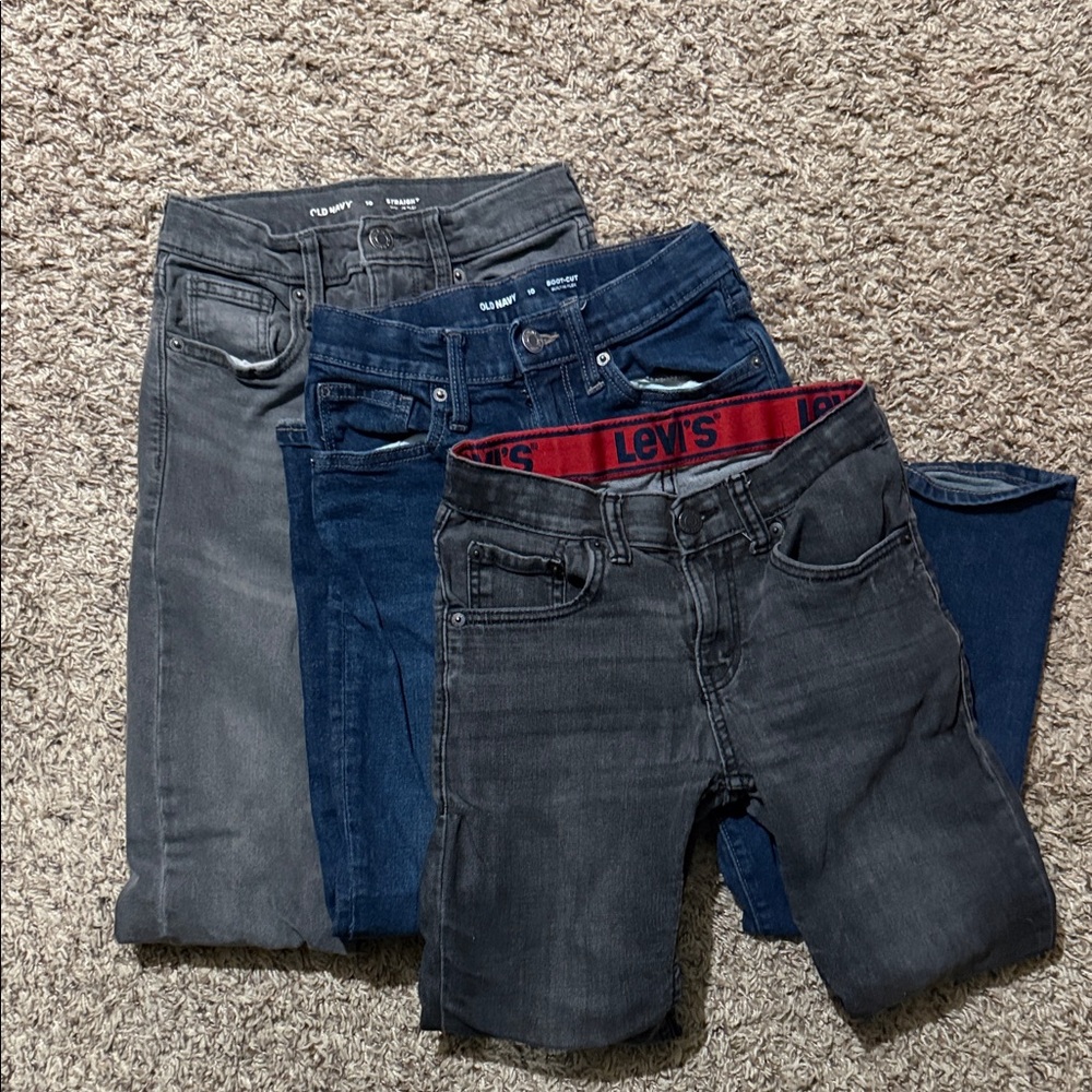 Levi's Gray and Blue Jeans Collection